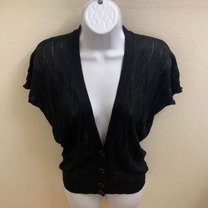 Missoni Black Knit Zig Zag Top S